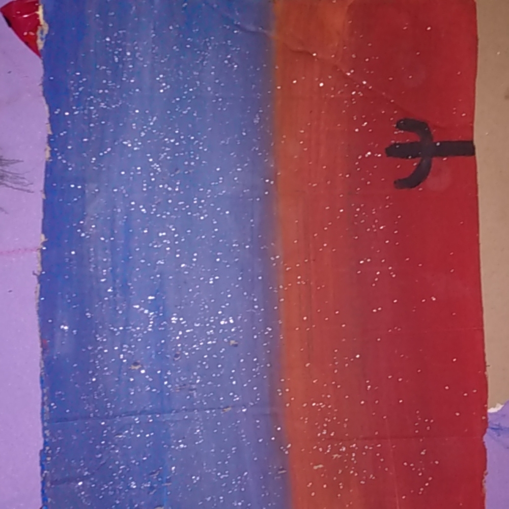 A painting from my bare hands